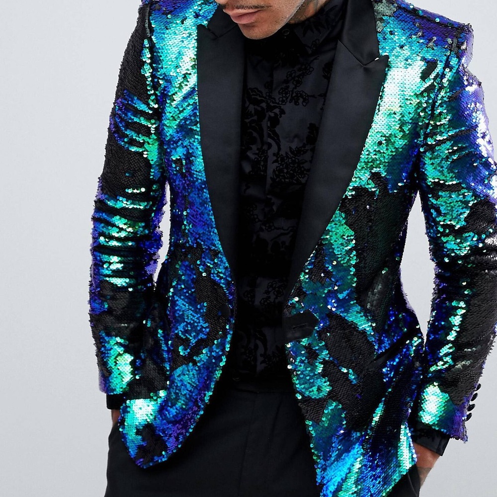 Men sequin suit - Picture 2 of 2